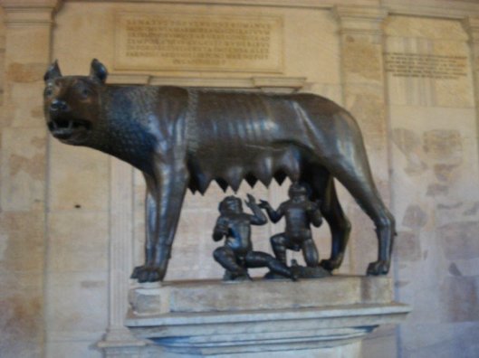 A blurry shot I took during study abroad in 2007. The caption from my Facebook album reads: CAPITOLINE WOLF OMG. I fully embrace my classics nerd self.