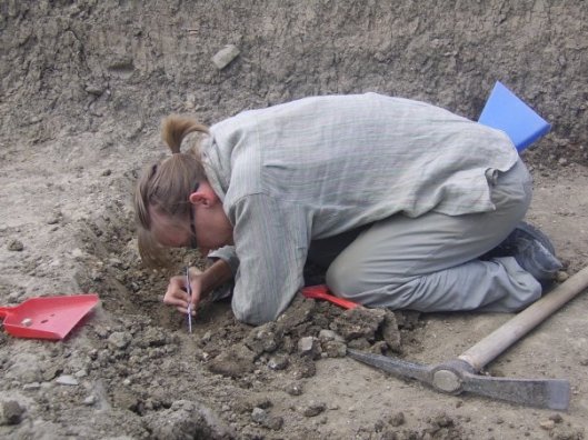 I'm hard at work in the saggio at CdF. Photo by Marijn Stolk